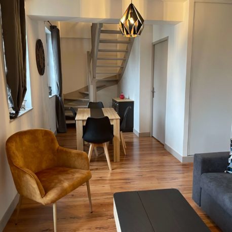 Vue du salon  – duplex – Dieppe – ST Immobilier Elbeuf