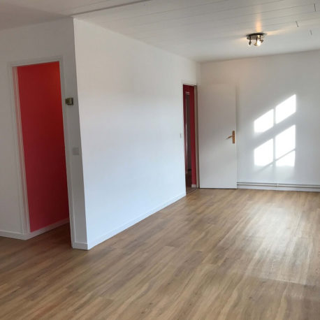 Salle de séjour-salon – appartement F3 – Elbeuf – ST Immobilier Elbeuf